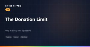 Furusato Nozei Donation Limit: Why It Is Only Ever a Guideline