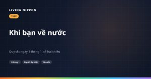 Furusato nozei khi về nước: quy tắc ngày 1 tháng 1 và bẫy one-stop