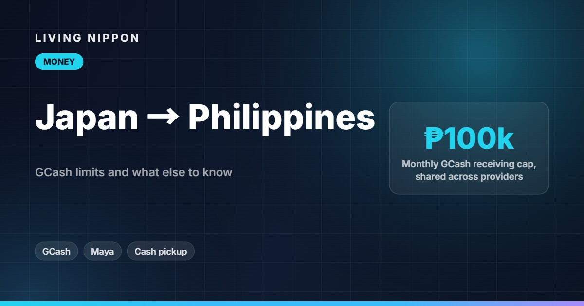 Sending Money From Japan to the Philippines: GCash Limits and What Else to Know