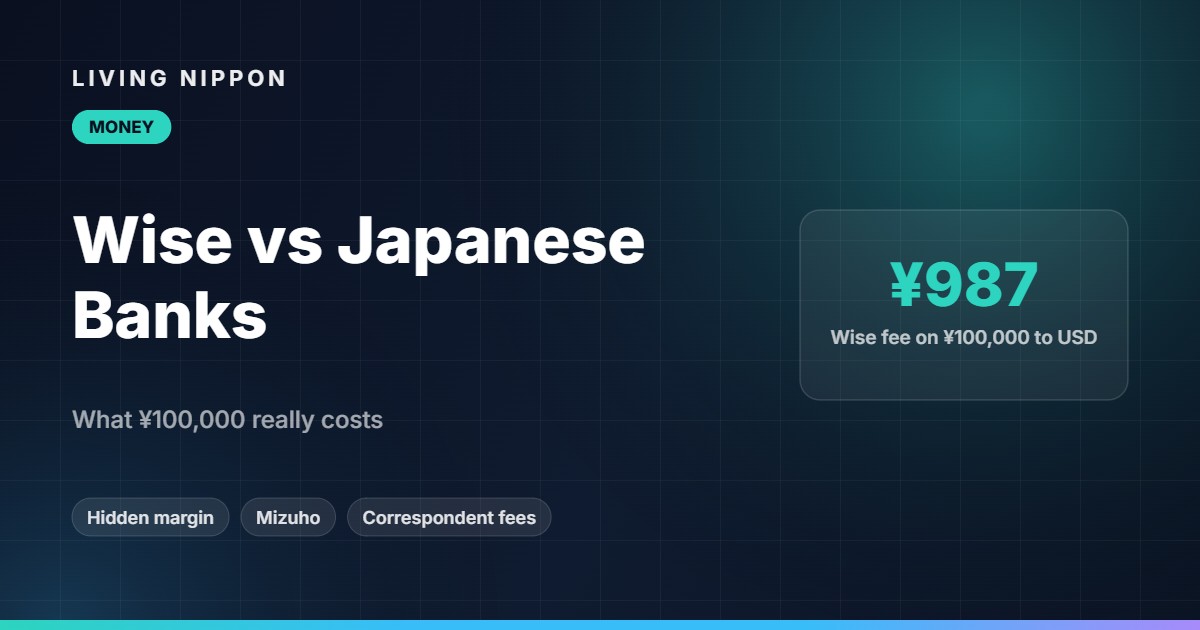 Wise vs Japanese Banks: What ¥100,000 Really Costs